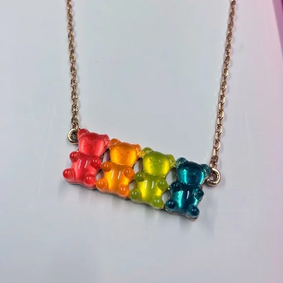 Betsey Johnson Gummy Bear Bracelet and 
Necklace Boxed Set - Picture 7 of 10